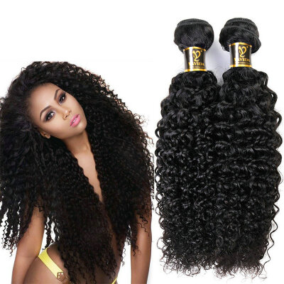 

YAVIDA Hair Brazilian Virgin Hair Afro Kinky Curly Hair 2 Bundles Human Hair Products Weave Online Natural Hair Extensions