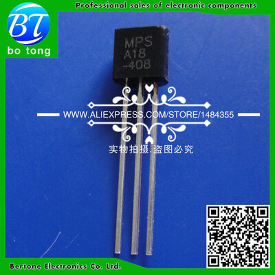 

50pcs free shipping MPSA18 A18 TO-92 Bipolar Transistors - BJT 200mA 45V NPN