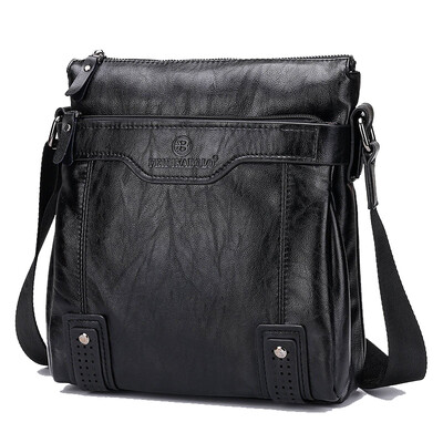 

New Hot Business Casual Leather Mens Bags Fashion Brown Bags & Wallets Casual Mens Messenger Bag B-fdk6001