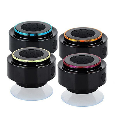 

Best Price Portable Waterproof Wireless Bluetooth Speaker Shower Car Handsfree Receive Call & Music Suction Phone With Mic