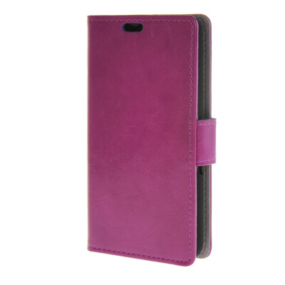 

MOONCASE Smooth PU Leather Flip Wallet Card Slot Bracket Back Case Cover for Sony Xperia E4G Purple