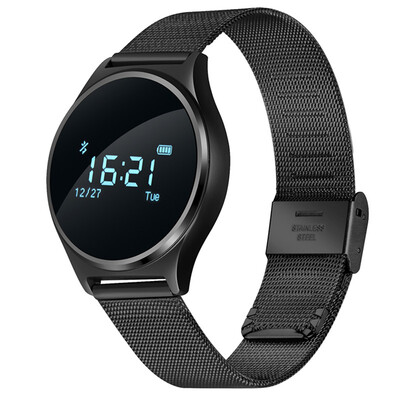 

Bluetooth Blood Pressure Wrist Watch Smart Bracelet Heart Rate Monitor Wristband Fitness Sleep Tracker for Andriod iOS Watch