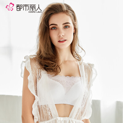 

Urban beauty no steel ring bra sexy tube top full cup anti-lighting ladies underwear comfortable bra 2B6502 white 80C