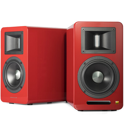 

Edifier AIRIFIER AIRPULSE A100 Stereo Active Bookshelf Speaker Living Room Audio TV Speaker Red Special Edition