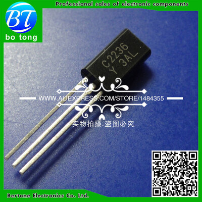 

Free shipping 10PCS 2SC2236 C2236 NPN Transistor TO-92L 30V 1.5A Triode Transistor Power
