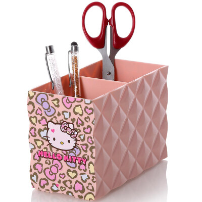 

Hello Kitty Cosmetic Makeup Brush Stationery Beauty Tools Storage Storage Box Fashion Leopard Candy Sweet Temptation 2 Grid Series KT1082