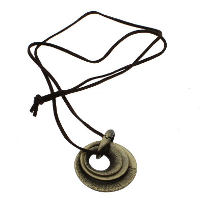 

New Charming Unisex Geometric Pendant Necklace Cord Neckchain Party Holiday Gift