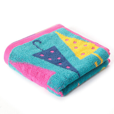 

Shengwei towel home textiles cotton umbrella jacquard towel sw-32 single piece of green