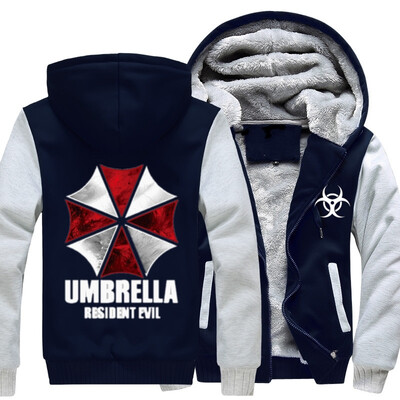 

2018 New Men Anime Resident Evil umbrella Hooded hoodies sweatshirt Jacket Sweatshirt USA Size
