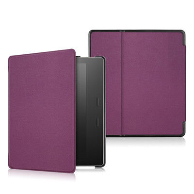 

PU slim smart leather magnet closure Cover case for Amazon kindle oasis 22017 new release