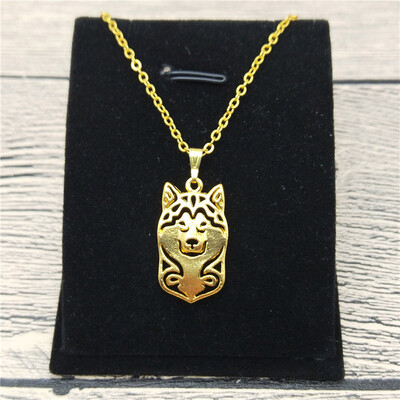 

New Alaskan Malamute Necklace Trendy Style Alaskan Malamute Pendant Necklace Women Pet Jewellery Fashion Animal Dog Jewellery