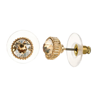 

Yoursfs Vintage Earrings Round Austrian Crystal Shaped Studs Dainty Earrings