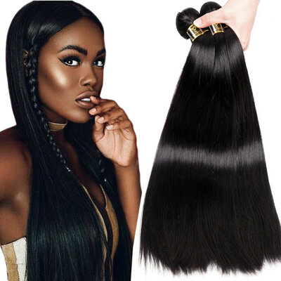 

YAVIDA Hair 7A Brazilian Straight Human Hair 4pcsLot Brazilian Virgin Hair Straight Weave Bundles Brazilian