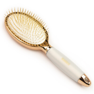 

MAGGIE fashion air cushion comb memory silicone handle hair comb gold gold bronze comb gift gift 2583-1