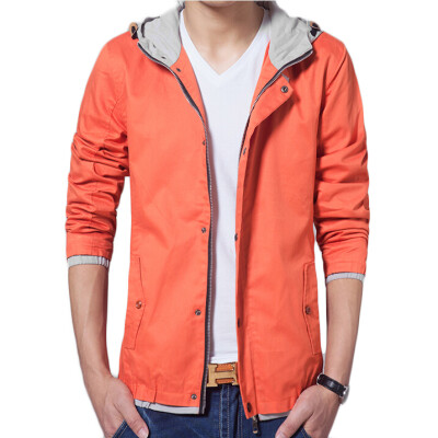 

Zogaa Autumn And Winter New Korean Men's Jacket Casual Pure Color Thin