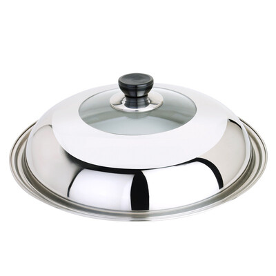 

[Jingdong Supermarket] US kitchen (maxcook) stainless steel wok cover visible cover 30cm YPG230
