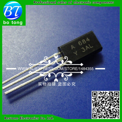 

Free Shipping 100pcs 2SA684 A684 TO-92L 2A60V triode transistor