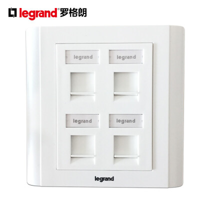 

Legrand Network Module Panel Single Port Information Panel 1 Box 12 Pack 632817