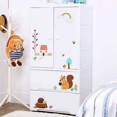 

Also elegant drawer plastic storage cabinet cartoon storage cabinet childrens wardrobe widened 3 layers high hanging clothes with partition 2 large drawer