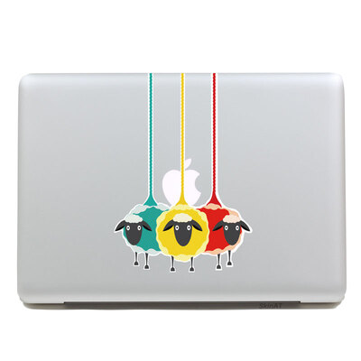 

GEEKIDMacbook Pro retina decal sticker Partial decal Sheep macbook pro decal macbook air decal stcker