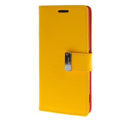

MOONCASE чехол для Sony Xperia Z3 Flip Leather Wallet Card Slot Bracket Back Cover Yellow