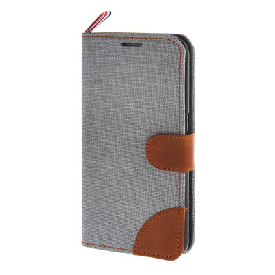 

MOONCASE Galaxy S6 , Leather Wallet Flip Card Holder Pouch Stand Back ЧЕХОЛ ДЛЯ Samsung Galaxy S6 Grey