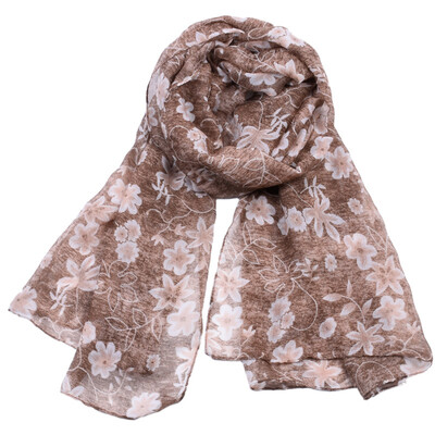 

Jeouly печатать шарфы женщин цветок Echarpes Foulard Femm длинный шарф вуаль солнцезащитные шали красный hijab обертывания кешковых маркас кольца