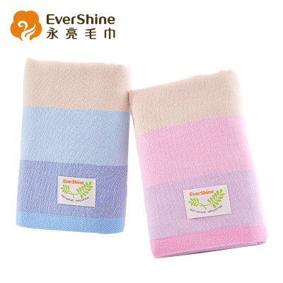 

Yongliang towel home textile summer secret face towel fresh gauze towel wash cotton soft absorbent double strip 100g strip 34 × 74cm pink blue