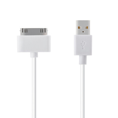 

1pc 1M Sync и зарядный кабель для iPhone 4 4S iPhone 3G 3GS iPad 1 2 3 iPod - белый
