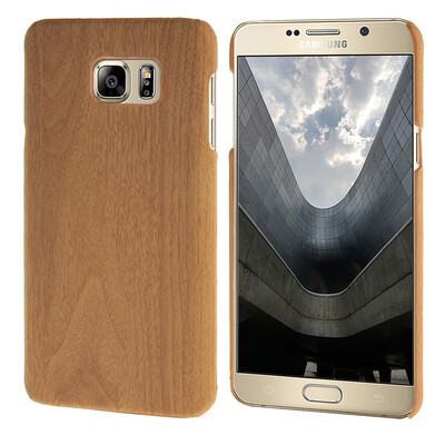 

MOONCASE чехол для Samsung Galaxy Note 5 Wood Skin Hard Rubber Back Cover Wood-Brown