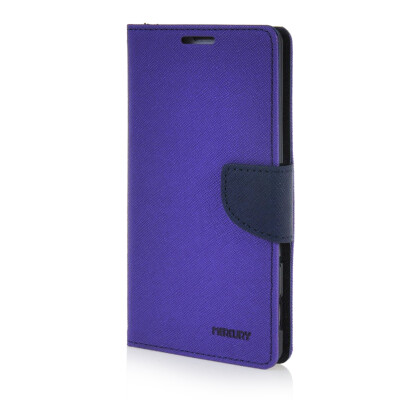 

MOONCASE Cross pattern Leather Wallet Flip Card Slot Pouch Stand Shell Back ЧЕХОЛ ДЛЯ Sony Xperia T3 Purple