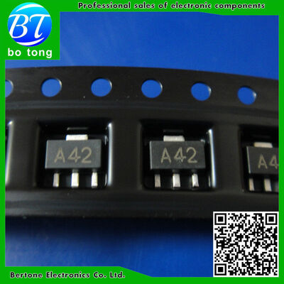 

Free shipping 20PCSLOT MMBTA42 A42 MARKING A42 SOT-89 SMD transistor
