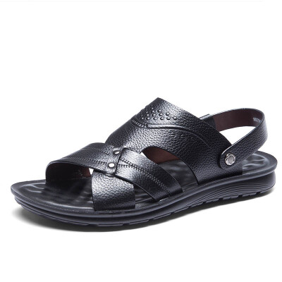 

Aokang Aokang daily casual shoes beach shoes men sandal dual-use shoes 183730061 black 43 yards
