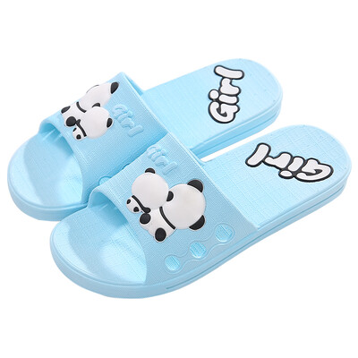 

Antarctic Nanjiren slippers male panda couple bathroom shower home sandals dark blue 45 yards 19D010
