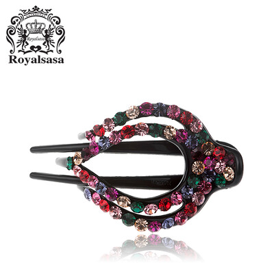 

Royal Salsa (Royalsasa) аксессуары головного убора волос утконоса зажим для волос захвата пластины волос ручки цветок акриловые Кристалл Цвет