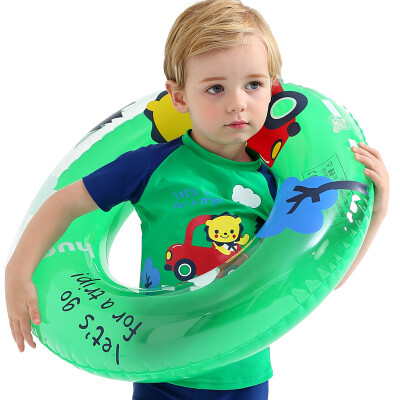 

Hugmii childrens swimming ring armpit swimming water inflatable toy ZTEN18316 green car