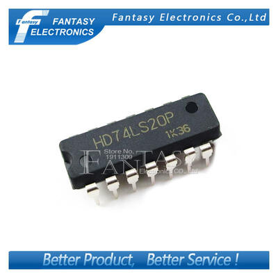 

5PCS HD74LS20P DIP14 HD74LS20 DIP SN74LS20N 74LS20 new and original IC free shipping