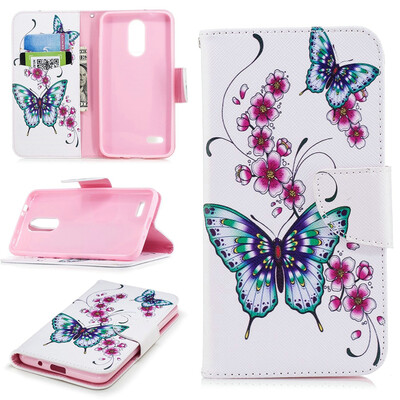 

BEFOSPEY Painting PU LeatherSoft TPU Card Slot Stand Wallet Case For LG K8201850"