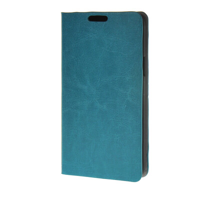 

MOONCASE Leather Side Flip Wallet Card Holder Stand Shell Pouch Case Cover for Samsung Galaxy Grand Max G720NO Blue