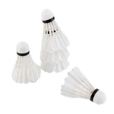 

5Pcs Game Sport Training White Duck Feather Shuttlecocks Birdies Badminton Ball
