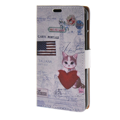 

MOONCASE Case for Alcatel One Touch Pixi 3 (5.0") OT-5015 Leather Flip Wallet Style and Kickstand Case Cover Design / a03