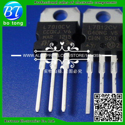 

free shipping 10pcs L7810CV L7810 7810 3-TERMINAL VOLATGE REGULATORS V REG 10V 15A TO-220