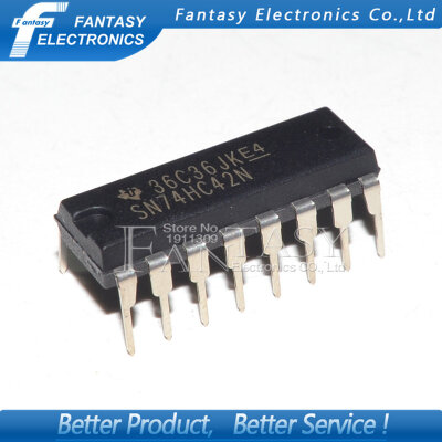 

10PCS SN74HC42N DIP16 SN74HC42 DIP 74HC42N 74HC42 new and original IC free shipping