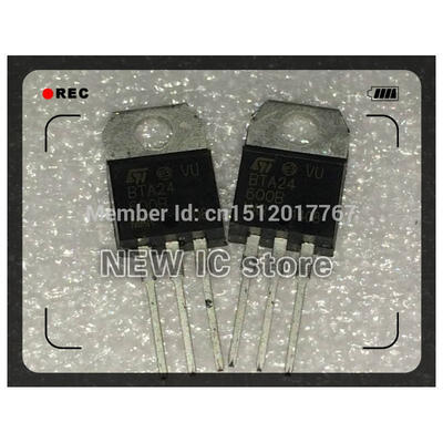 

Free shipping 30pcs BTA24-600B BTA24 TO-220 100 NEW