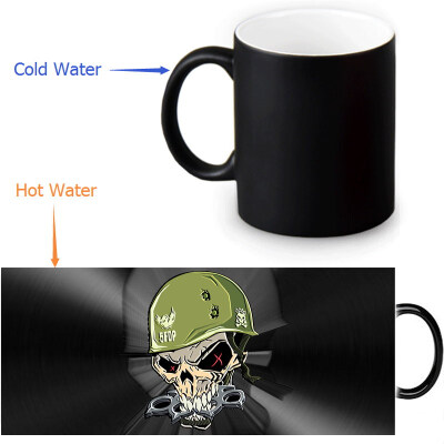 

Five Finger Death Punch 350ml/12oz Heat Reveal Mug Color Change Coffee Cup Sensitive Morphing Mugs Magic Mug Milk Tea Cups