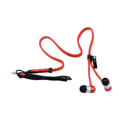 

4 Colors Chained Style Zipper In-ear 3.5mm Earphone