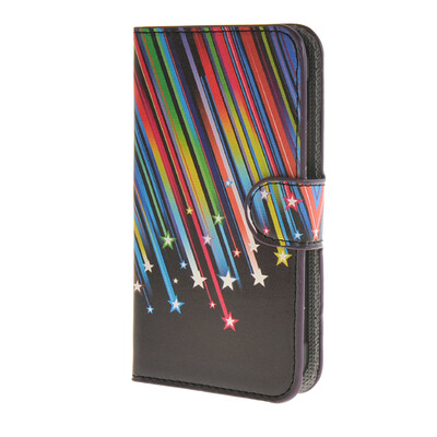 

MOONCASE Meteor style Leather Wallet Flip Card Slot Stand Pouch Case Cover for Samsung Galaxy Xcover 3 SM-G388F A05