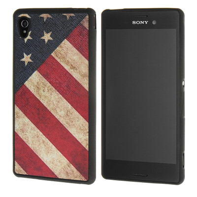 

MOONCASE чехол для Sony Xperia M4 Pattern series Flexible Soft Gel TPU Silicone Skin Slim Durable Cover