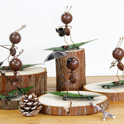 

Inkfish Leaf Ants Set Creative Cute Desktop Small Decoration Soft Pack Model Personality Decoration Send Friends Teacher Birthday Gift Housewarming Gifts Small Decoration