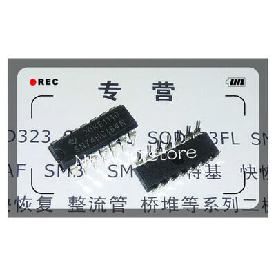 

100pcs/lot SN74HC164N 74HC164 74HC164N IC 8bit Serial-In/Parallel-Out Shift Register DIP-14